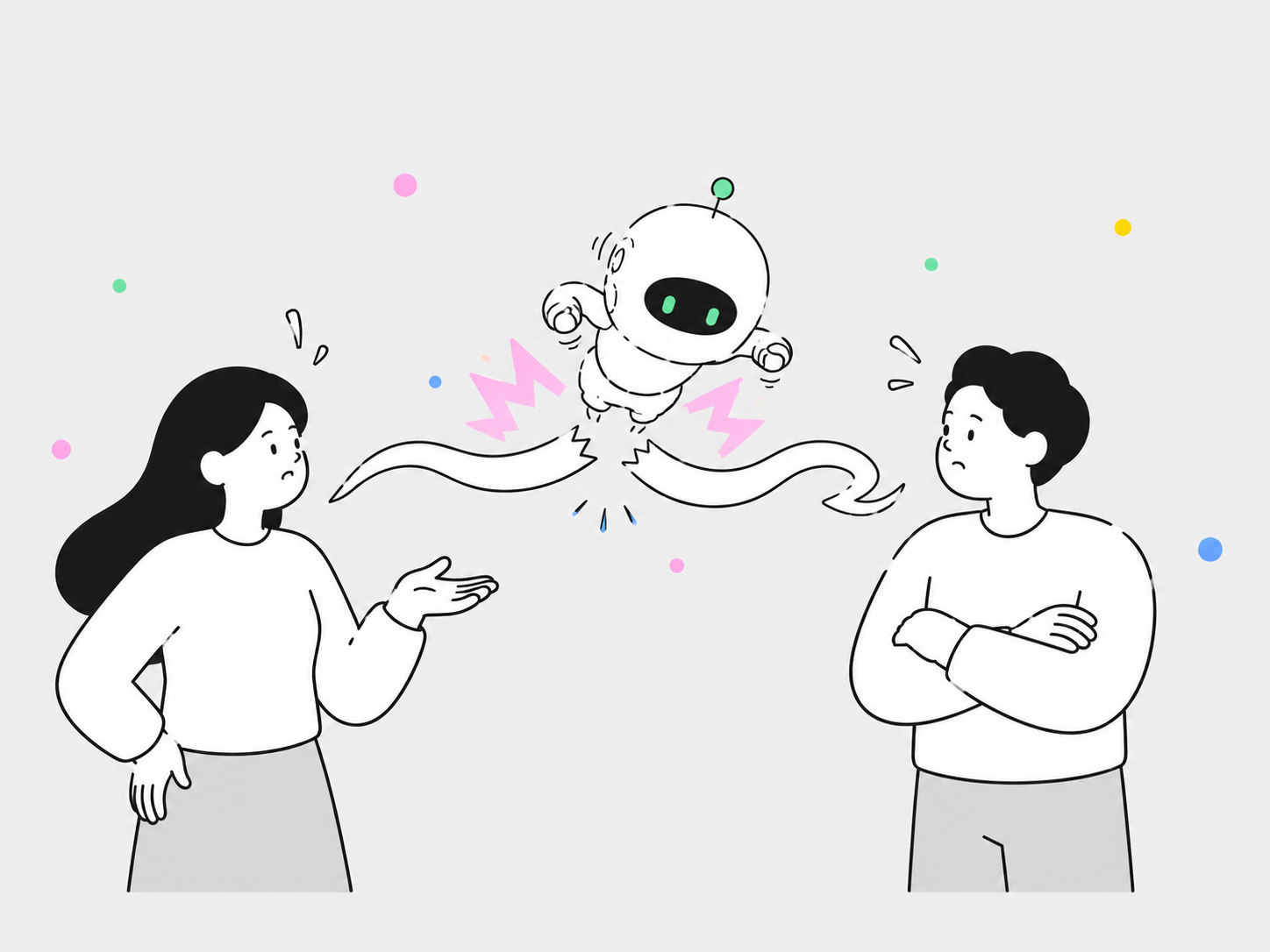 AI interrupts at the wrong moment and breaks the group's flow